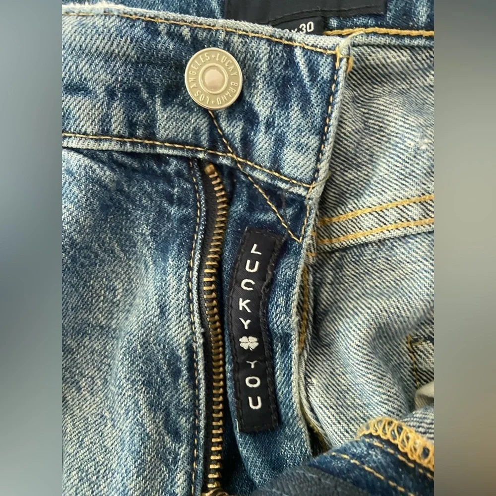 Lucky Brand Men's 410 Athletic Straight Hemp Jean 30 x 30 Style 7M13553 Drake